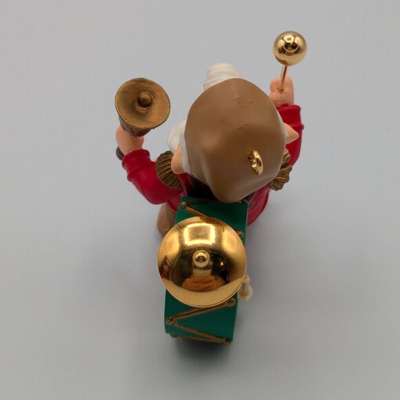 Hallmark Keepsake One Elf Marching Band 1993, Brass with Movement Ornament - Picture 5 of 10
